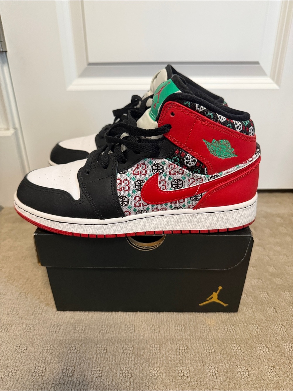 Nike Kids Jordan 1 Christmas